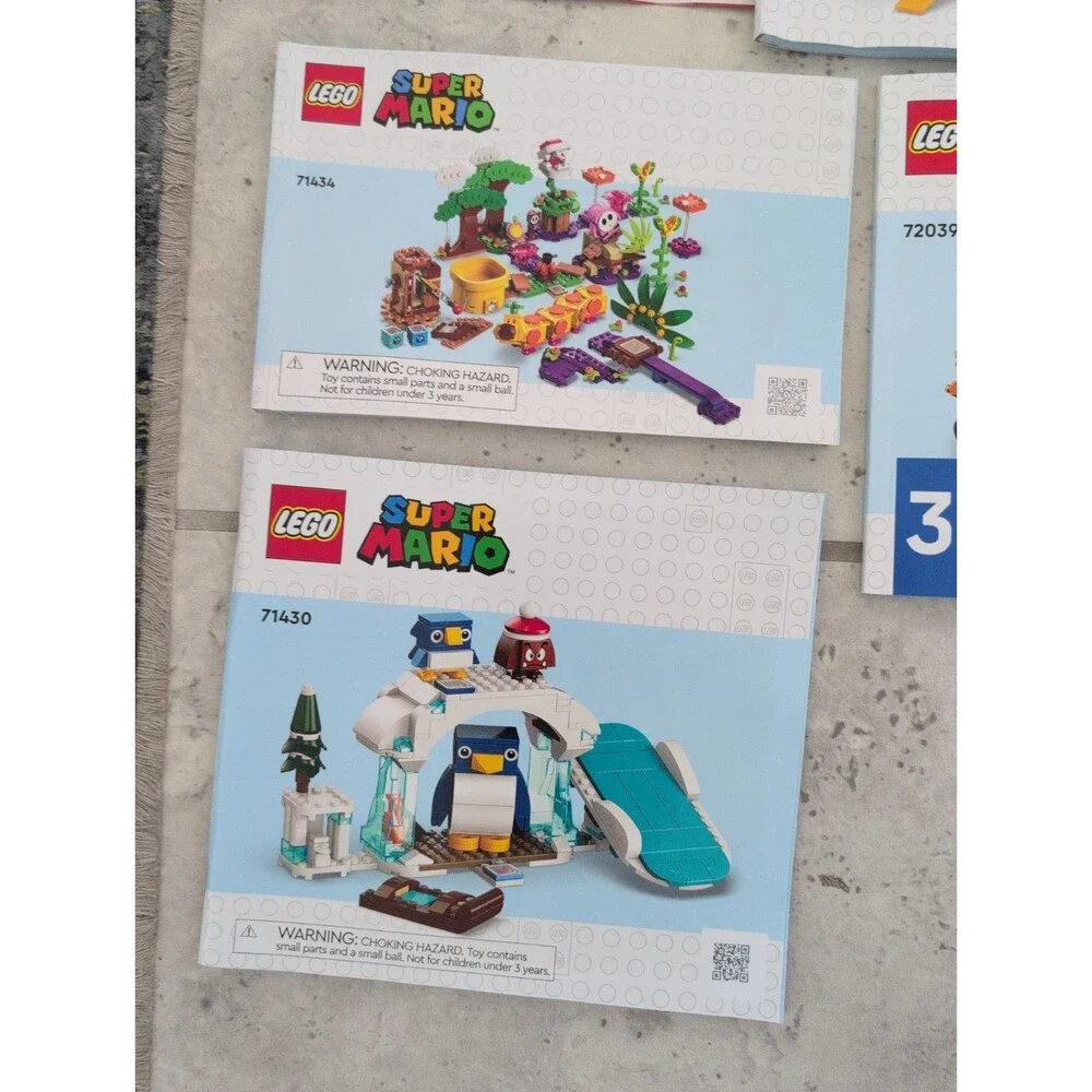 Lego Super Mario Lego Lot Of 23 MANUALS ONLY